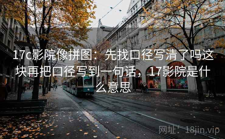17c影院像拼图：先找口径写清了吗这块再把口径写到一句话，17影院是什么意思
